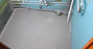 Наливной пол в туалете Кирово-Чепецк, цена от 872 руб.